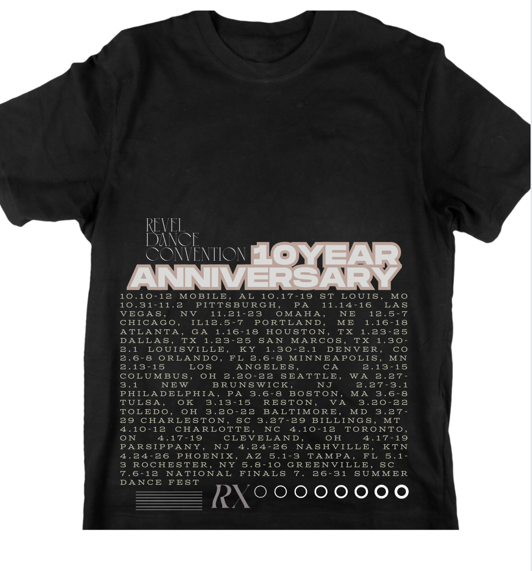 RX Tour Tee.Black.Back