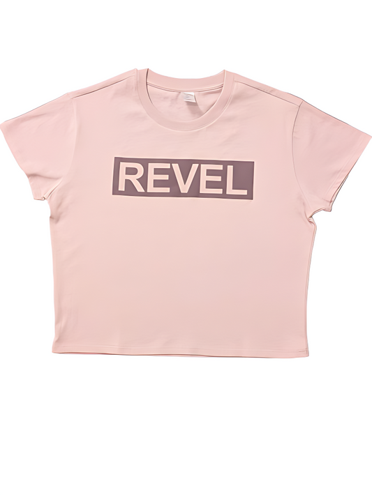 Revel Crop Tee.Keepsake Lilac.Front
