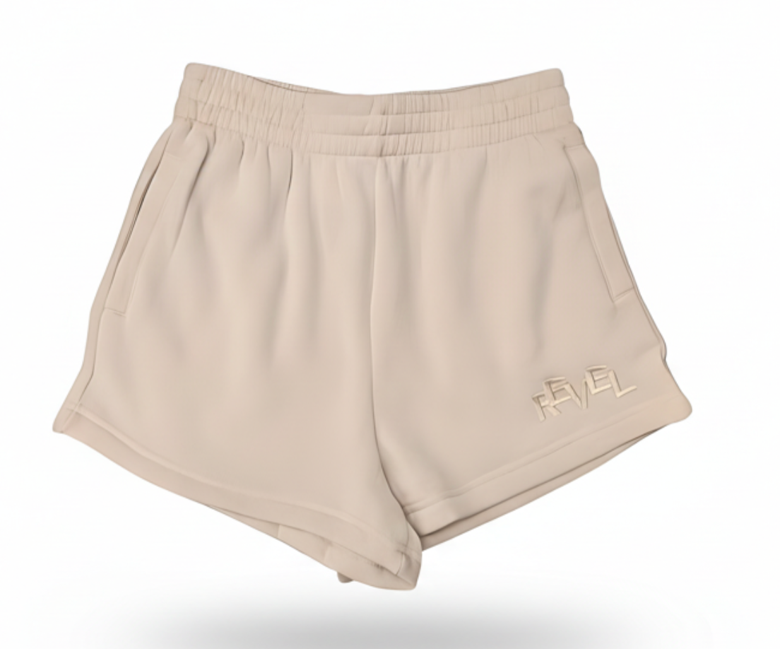 REVEL Embroidered Sweat-shorts
